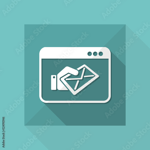 Web mail service icon
