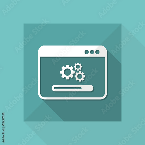 Upgrade settings computer icon