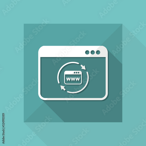 Refresh internet page icon