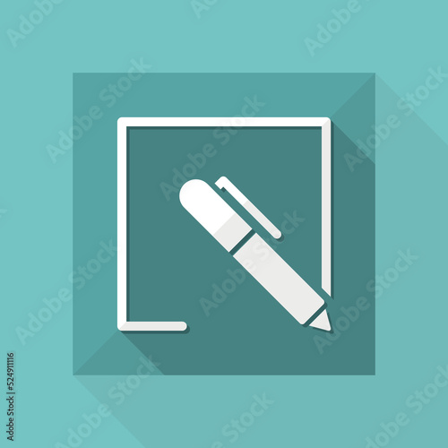 Customized services - flat vector icon