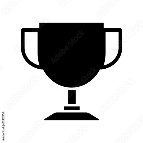 cup, trophy for victory - vector icon