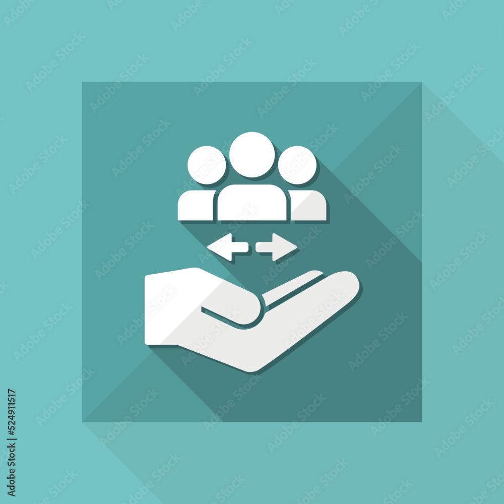 Service offer - Network concept - Minimal icon Service offer - Network concept - Minimal icon