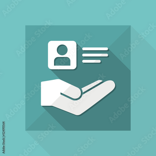 Personal account services - Minimal vector icon