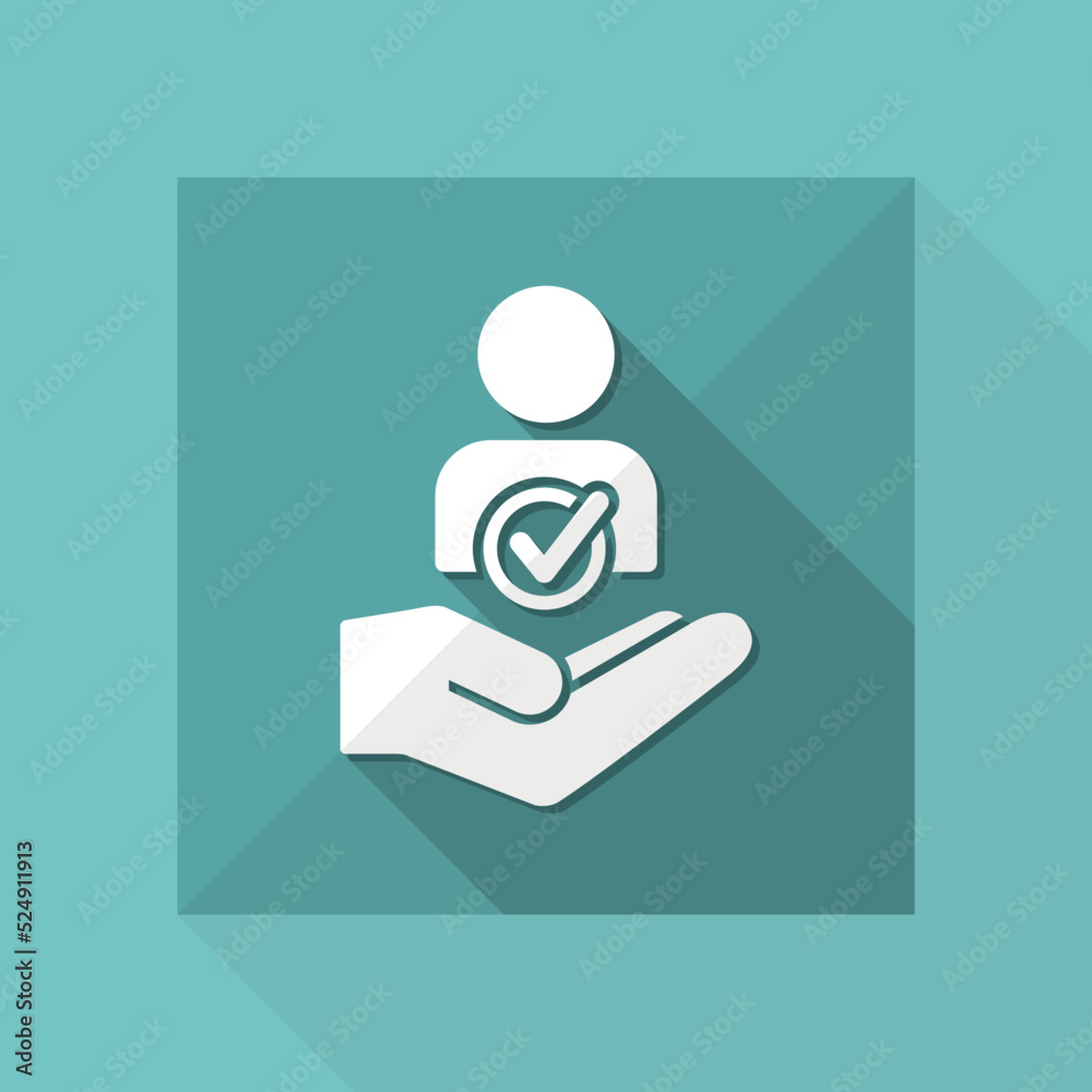 Approve contact request - Minimal modern icon Approve contact request - Minimal modern icon