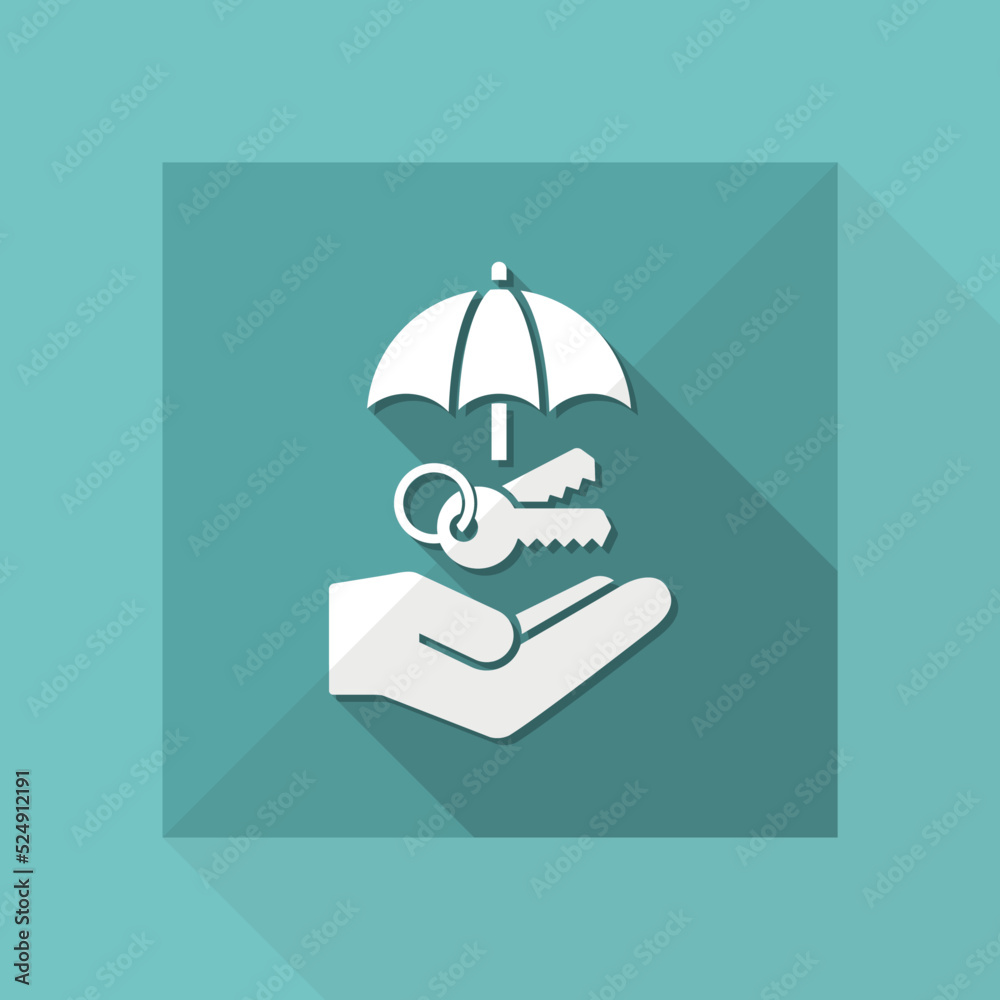 Obraz premium Protected access - Minimal vector icon