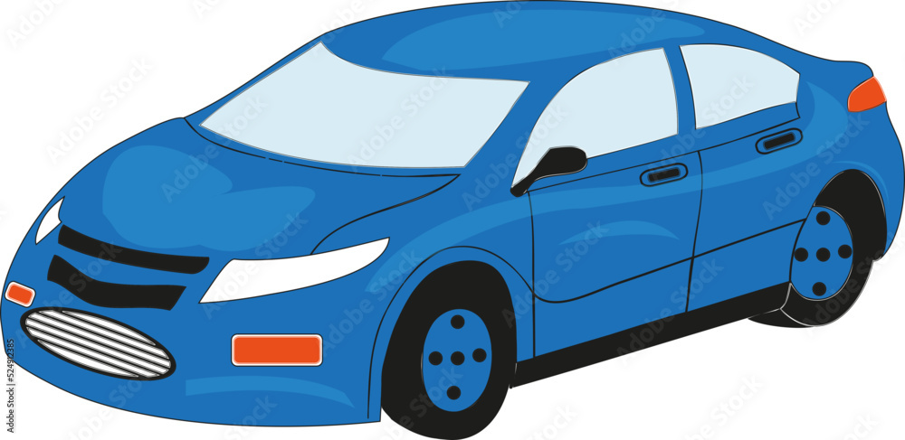 sky blue car, auto, vehicle, automobile, transport svg vector cut file cricut silhouette and design for car bargain template t-shirts books and for drawing layered file