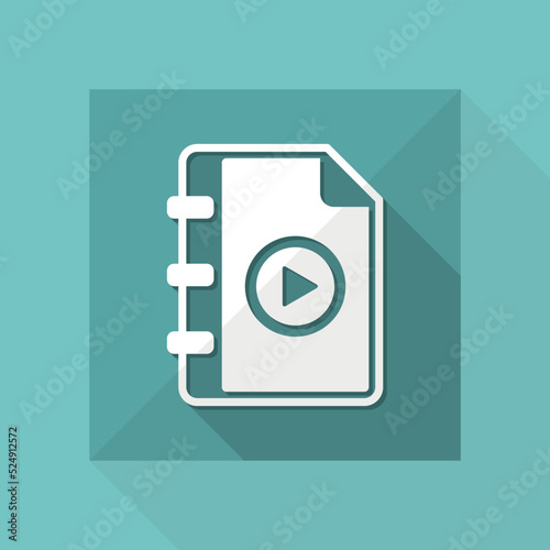 Multimedia playlist - Minimal icon