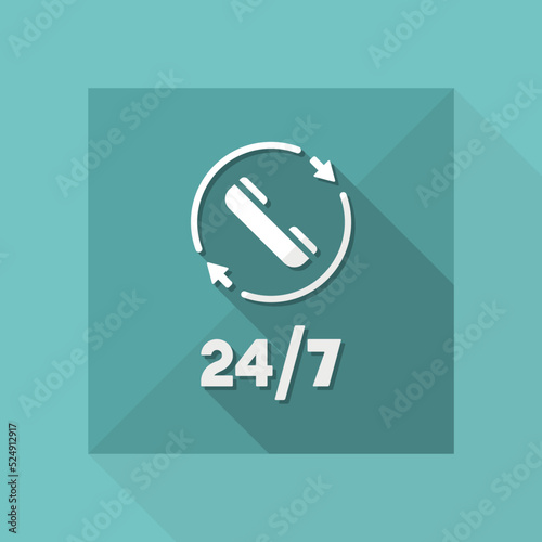 Steady phone support - Vector web icon
