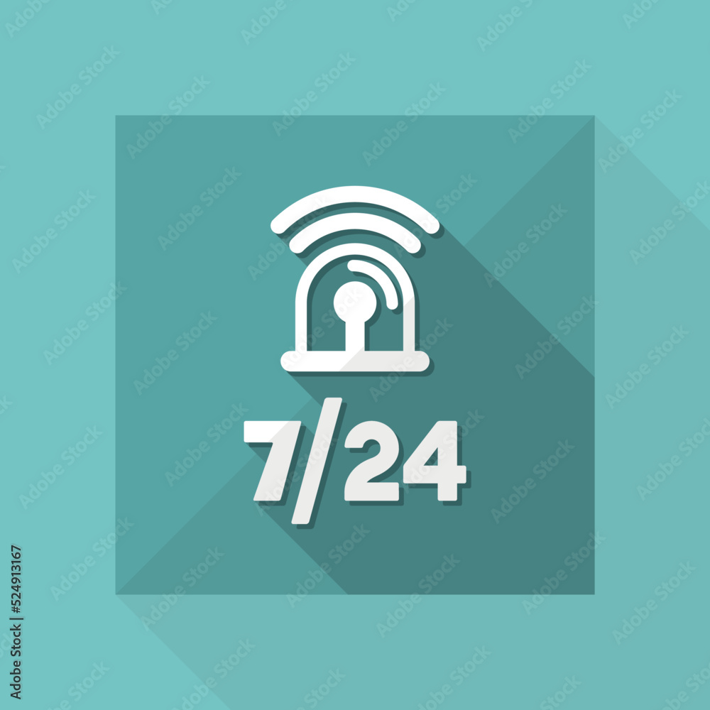Steady protection service - Vector web icon Steady protection service - Vector web icon