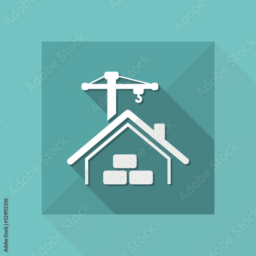 Building concept - Vector web icon