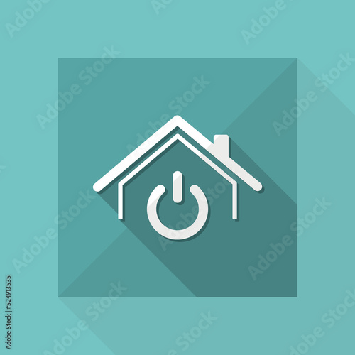 House power switch - Vector web icon