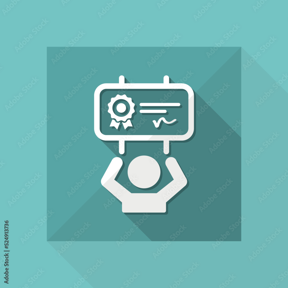 Protest for job contract contitions - Vector web icon Protest for job contract contitions - Vector web icon