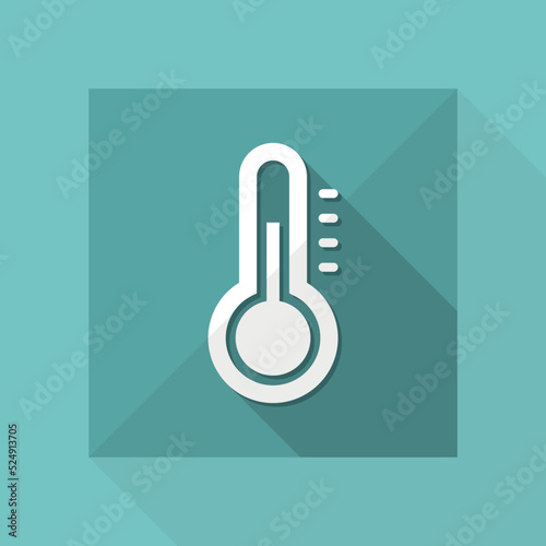 Thermometer symbol - Vector web icon