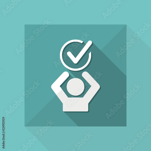 Express agreement - Vector web icon