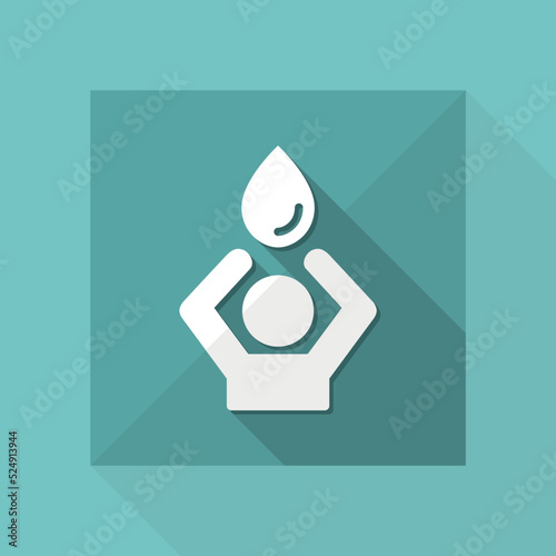 Need for water - Vector web icon