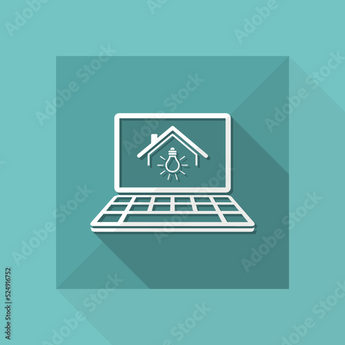 Electricity supply - Vector icon for computer website or application