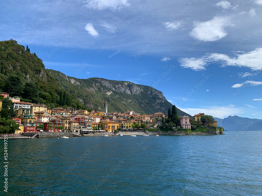View of Varenna on Como Lake, Italy