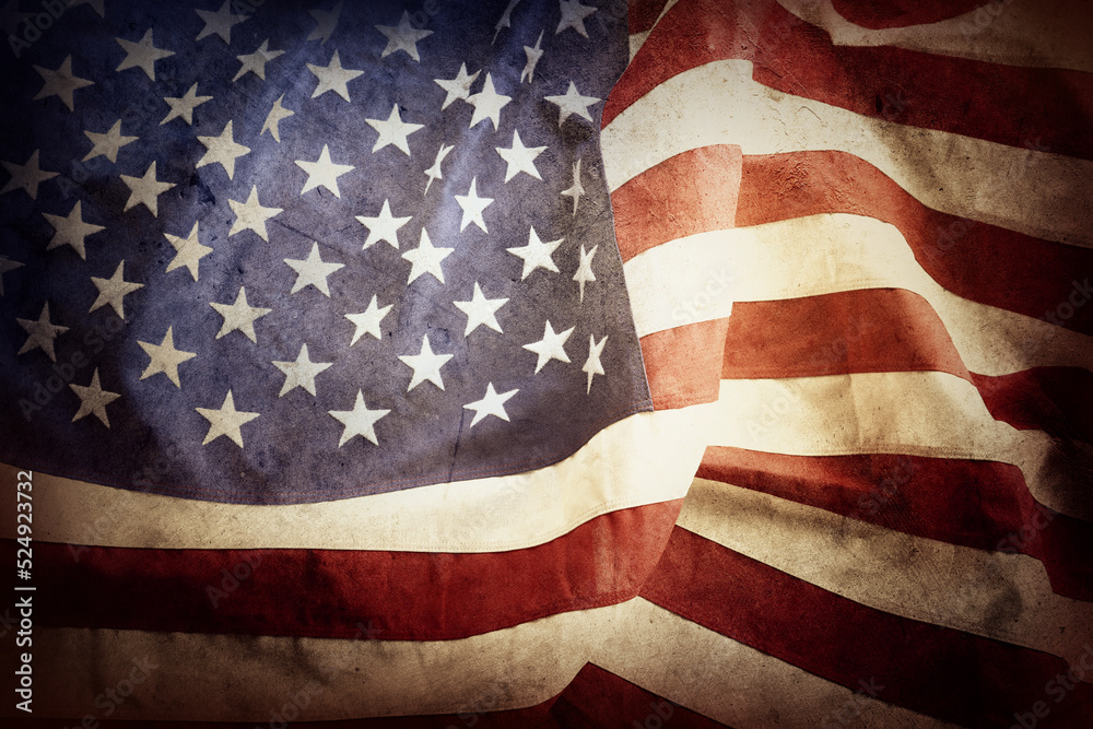 Obraz premium Grunge American flag