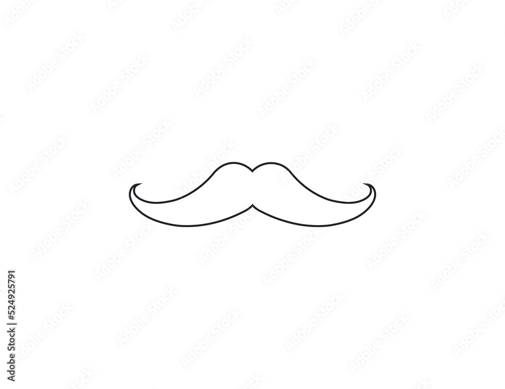 Mustache, fashion, beard icon. Vector illustration. Mustache, fashion, beard icon. Vector illustration.