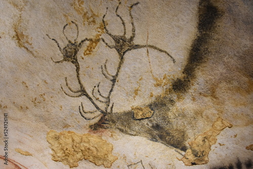 Peinture des grottes de Lascaux photo