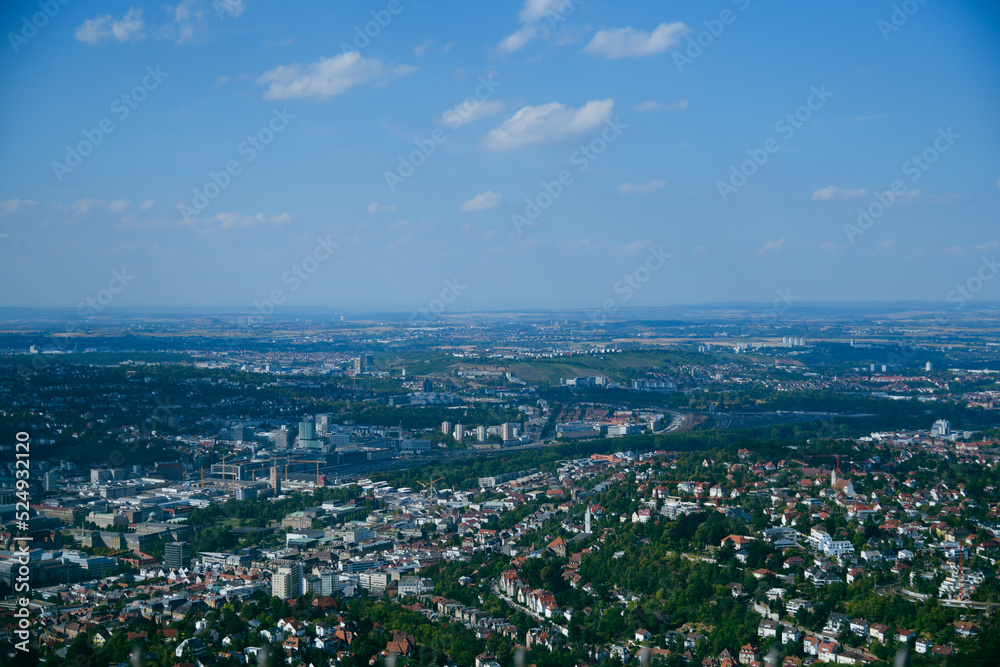 Germany Stuttgart cityscape.