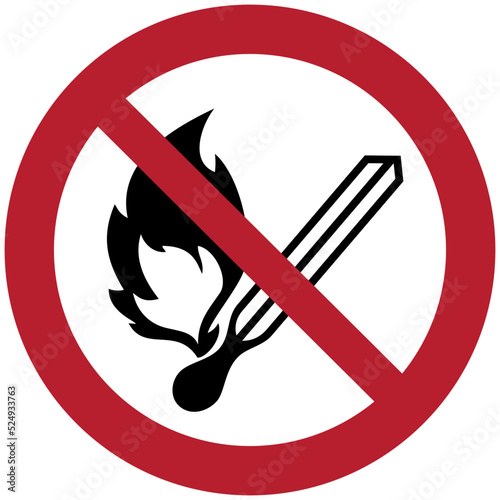ISO 7010 P003 – No open flame