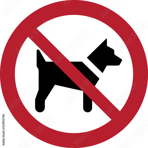 ISO 7010 P021 – No dogs
