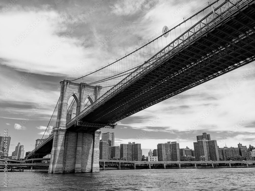 Brooklyn Bridge from the water