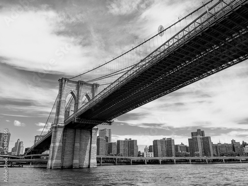 Brooklyn Bridge from the water © vahik