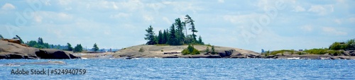 Fotografija Scenic Islands and Pine trees in Georgian Bay Ontario Canada