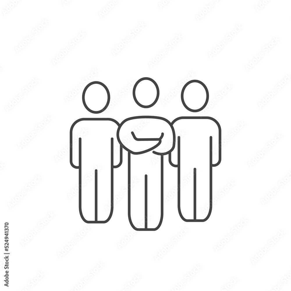 Team or group icons symbol vector elements for infographic web Team or group icons symbol vector elements for infographic web