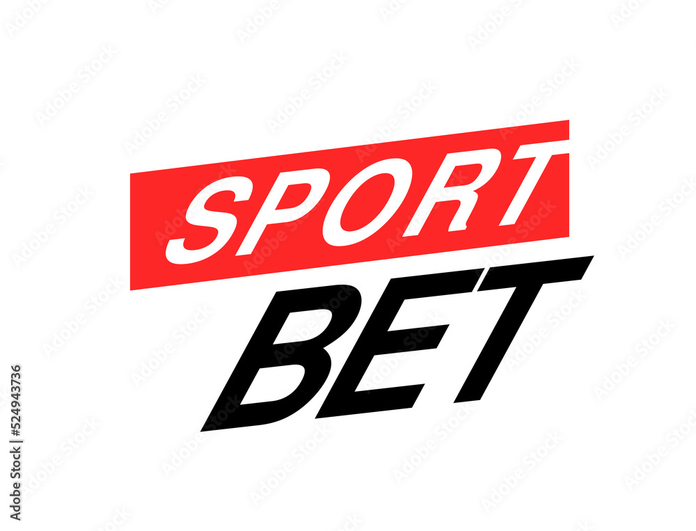 Sport bet logo icon. Live bet app football soccer vector icon