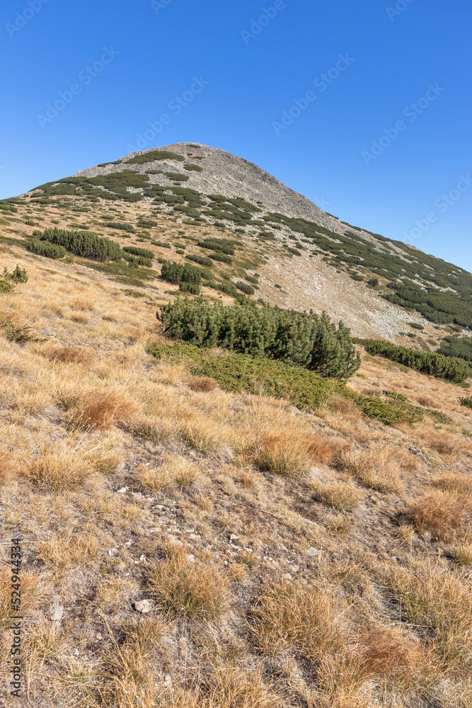 Autumn Landscape of Pirin Mountain near Polezhan Peak, Bulgaria