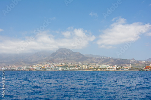 Coast of Tenerife from the sea