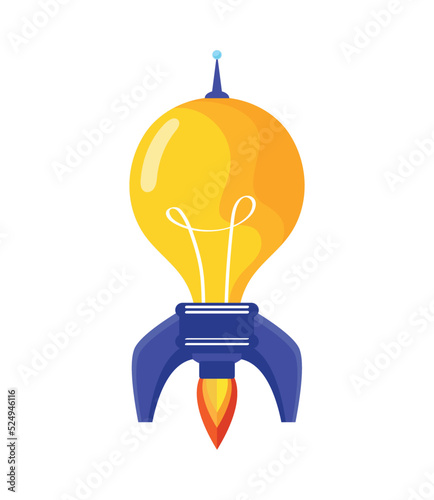 bulb light rocket