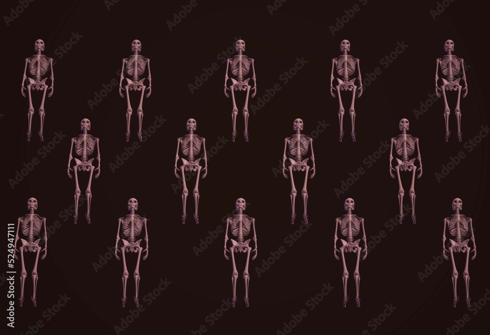 Fototapeta premium silhouettes of people
