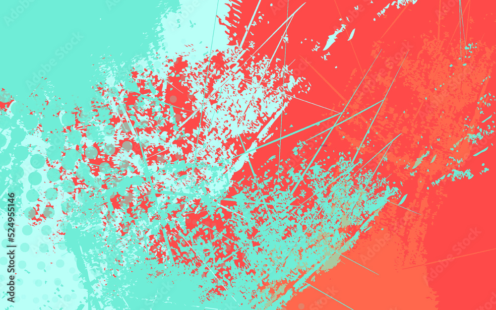 Obraz premium Abstract grunge texture red and blue color background