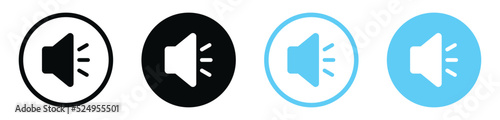 sound speaker icon, volume icon symbol. loudspeaker icon	