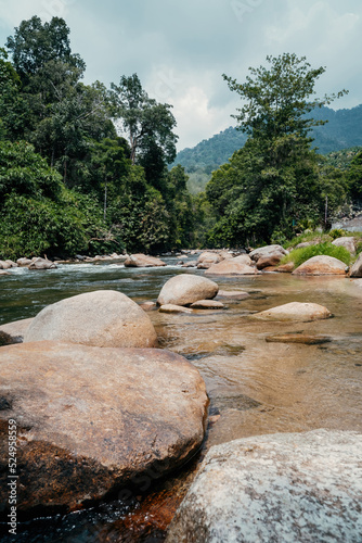 River at Sungai Kampar, Gopeng, Perak. photo