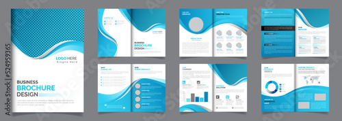 Company profile brochure template layout minimalist corporate brochure template design