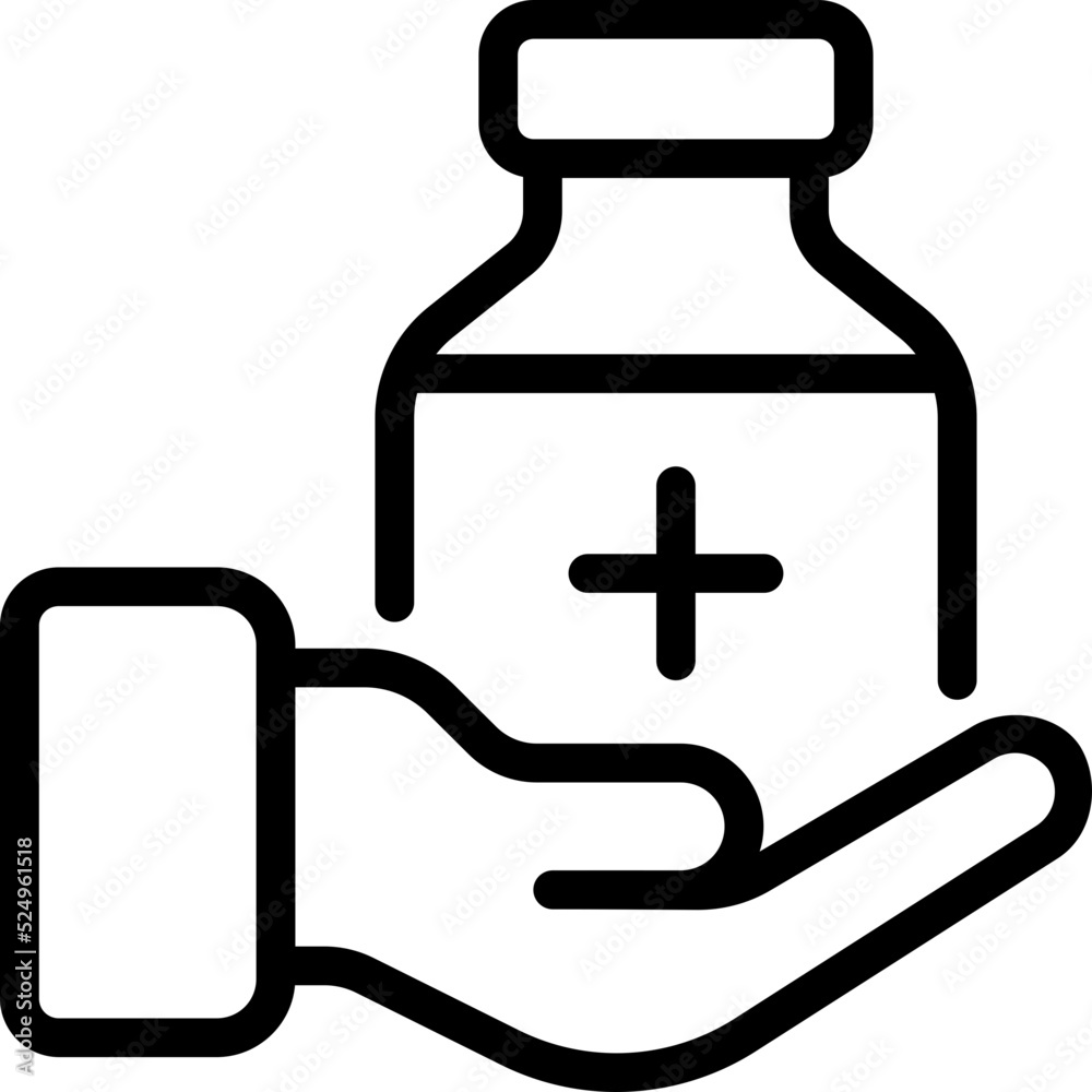 Obraz premium drug icon