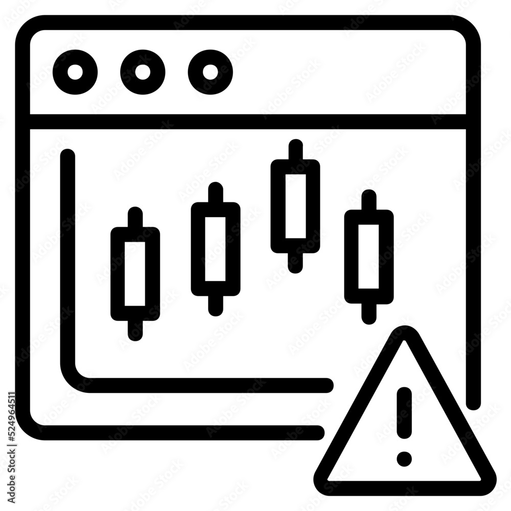 Line editable icon of a business report Line editable icon of a business report