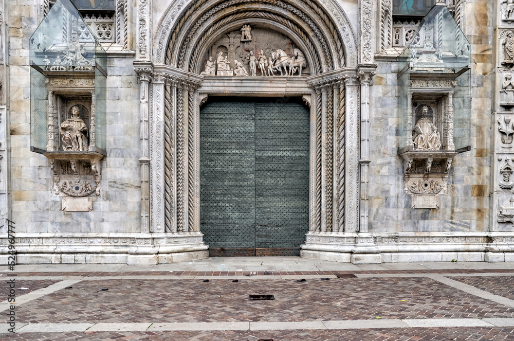 Idyllic scenery and architecture on the streets and pathways around Lake Como, Italy