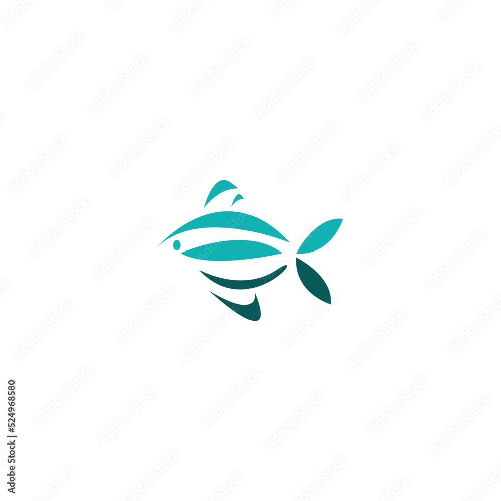 Fototapeta premium fish vector logo illustration
