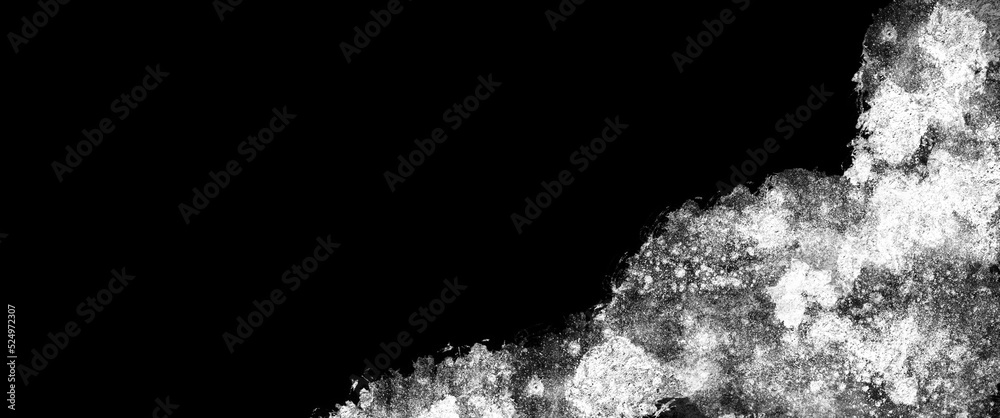 Fototapeta premium Abstract modern white black background. Watercolor illustration.