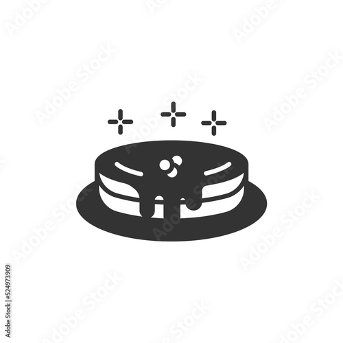 pancake icons  symbol vector elements for infographic web