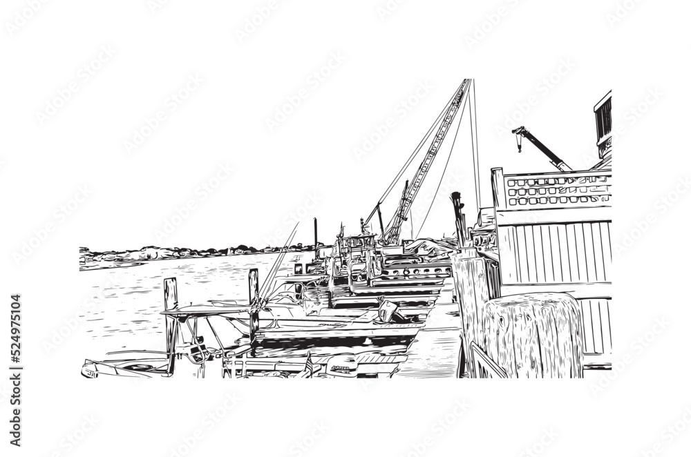 Building view with landmark of Norwalk is the
city in Connecticut. Hand drawn sketch illustration in vector. Building view with landmark of Norwalk is the
city in Connecticut. Hand drawn sketch illustration in vector.