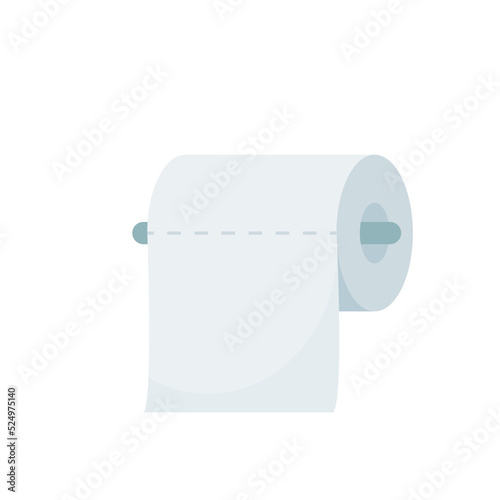 tissue paper vector. Roll toilet paper for cleaning
