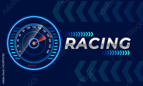Set of isolated speedometers for speed