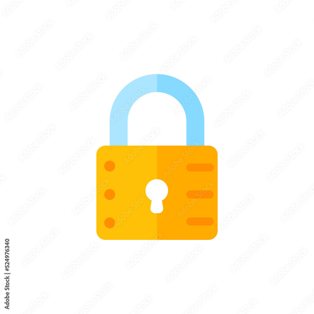 yellow padlock for locking the information on the computer data encryption concept yellow padlock for locking the information on the computer data encryption concept